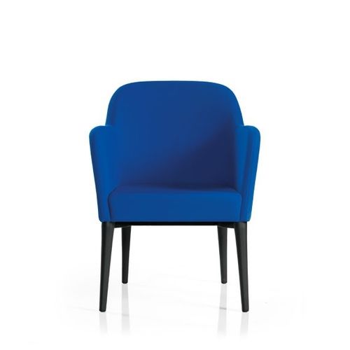 Contemporary armchair - LOFT - Flekssit Office Furniture - polyurethane foam / metal / brown
