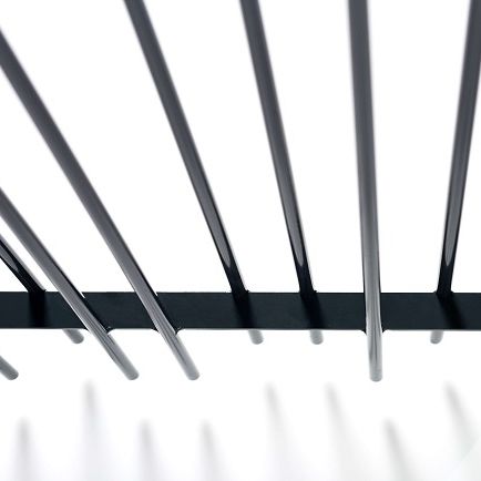 Bar fencing - VISIO HARMONY ROUND - Ograje Kočevar - residential / for public spaces / steel