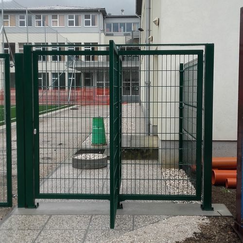 Full-height turnstile - Ograje Kočevar - security / for access control / steel