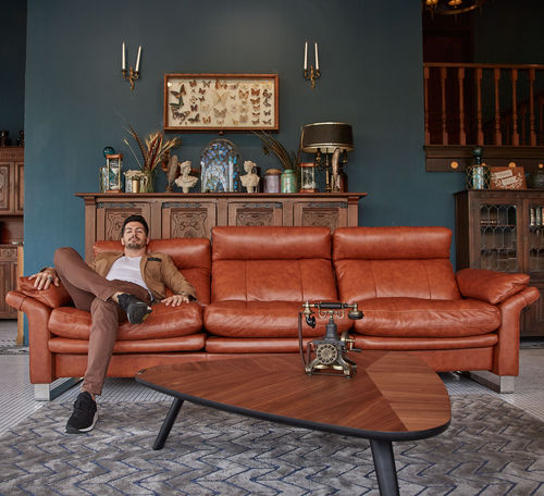 Modular sofa - AVENTA  - ZEDERE - corner / contemporary / fabric