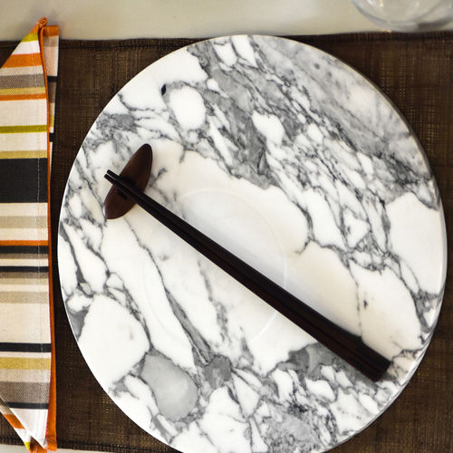 Carrara marble serving tray - ART. 07  - Vie Del MarMo - commercial / for domestic use