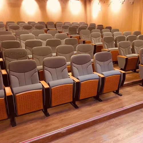 Contemporary auditorium seating - SJ8603-P - Foshan Oshujian Furniture Manufacturing Co., Ltd. - fabric / plywood / steel