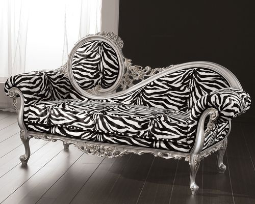 Baroque style daybed - GIADA - DI MARCO INTERIOR SOFA - fabric / beech / wood with gold leaf finish