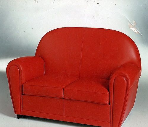 Traditional sofa - Cristal  - DI MARCO INTERIOR SOFA - leather / with armrests / handmade