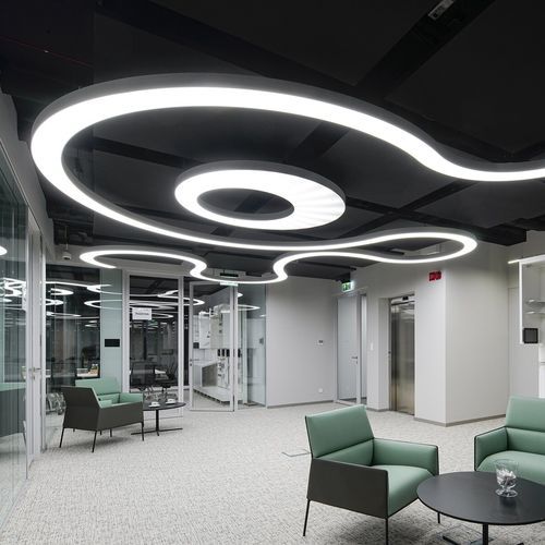 Hanging light fixture - MI-SNAKE-01 - Klus Design - LED / linear / flexible