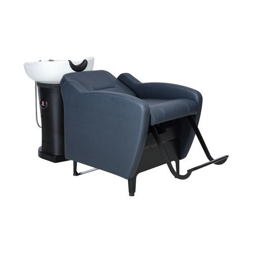 Shampoo chair with footrest - S250S - BD KOREA CO.,LTD - synthetic leather / ceramic / 1-person