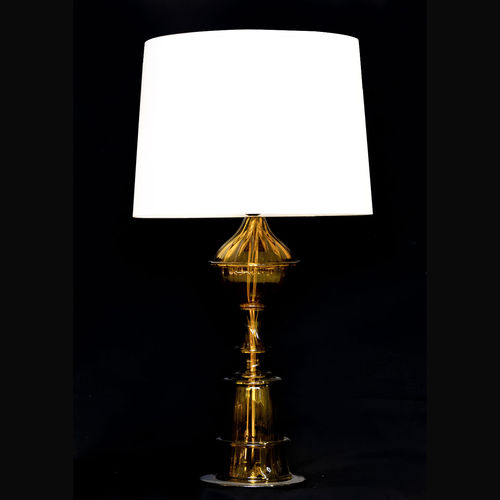Table lamp - ZAFFIRO - BOTTEGA VENEZIANA - blown glass / Murano glass / contemporary