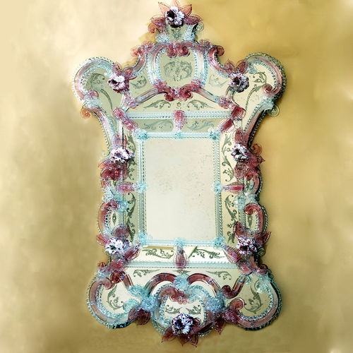 Wall-mounted mirror - OTTAVIO - BOTTEGA VENEZIANA - commercial / venetian style / Murano glass