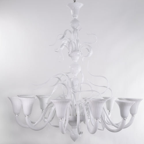 Modern chandelier - ANGEL - BOTTEGA VENEZIANA - blown glass / Murano glass / commercial