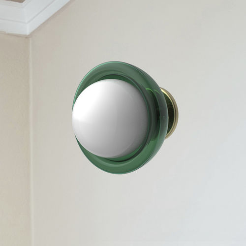 Contemporary wall light - TONDO AP - BOTTEGA VENEZIANA - indoor / metal / blown glass