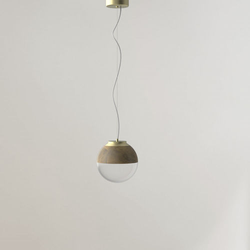 Pendant lamp - BORA SOS1 - BOTTEGA VENEZIANA - metal / blown glass / crystal