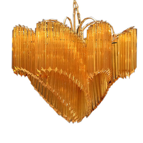 Art Deco chandelier - ADE  - BOTTEGA VENEZIANA - Murano glass / 13 light / commercial