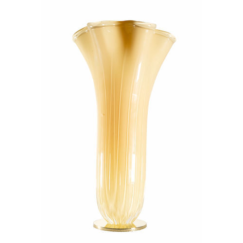 Table lamp - CALYX - BOTTEGA VENEZIANA - brass / Murano glass / modern