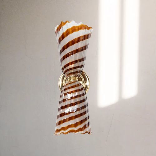 Vintage wall light - ADELE AP - BOTTEGA VENEZIANA - indoor / Murano glass / sandblasted glass