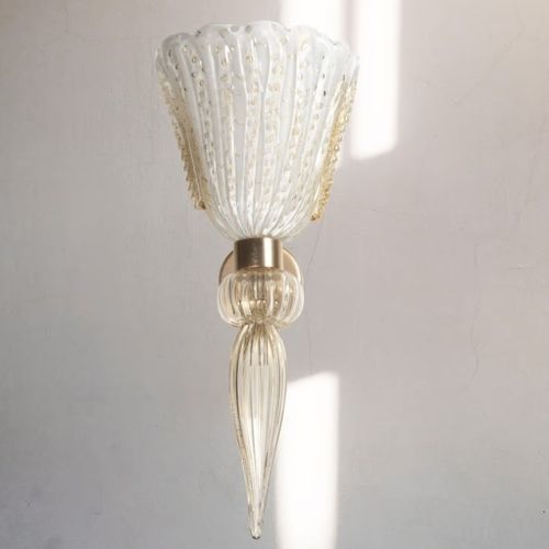 Vintage wall light - LUZI AP - BOTTEGA VENEZIANA - indoor / crystal / blown glass