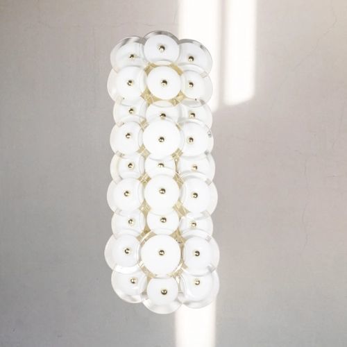 Vintage wall light - NARA AP - BOTTEGA VENEZIANA - indoor / Murano glass / disc-shaped