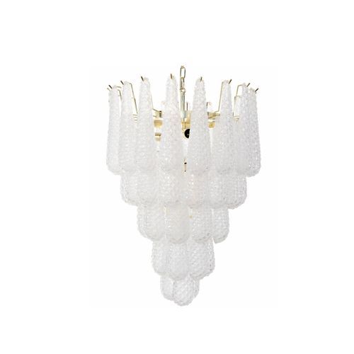 Vintage chandelier - GOCCIA VINT - BOTTEGA VENEZIANA - chrome / glass / 7 light