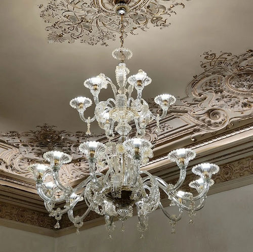 Classic chandelier - LAVINIA - BOTTEGA VENEZIANA - crystal / Murano glass / blown glass