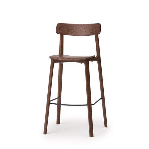 Contemporary bar chair - AATOS - CondeHouse - indoor / oak / solid wood base