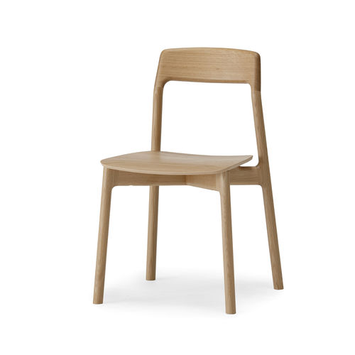 Contemporary dining chair - KORENTO - CondeHouse - indoor / oak / wooden base