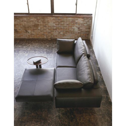 Contemporary side table - WING LUX - CondeHouse - solid wood / wooden base / oval