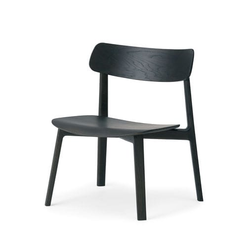 Contemporary lounge chair - AATOS - CondeHouse - ash / black / colorless