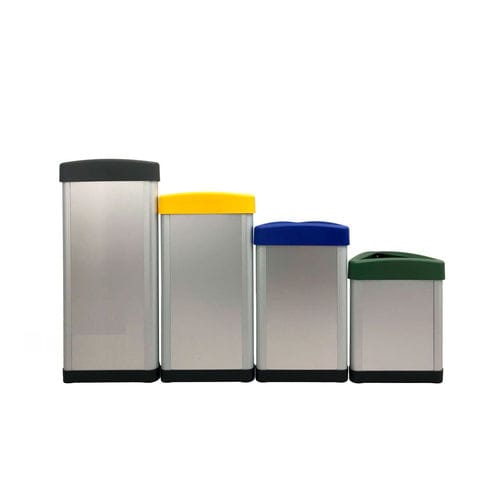 Public trash can - DELTA - SARTORI AMBIENTE S.R.L. - recycling / aluminum / indoor