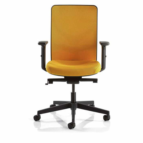 Contemporary office chair - ELIKA TECH - REXSITT - indoor / fabric / aluminum base