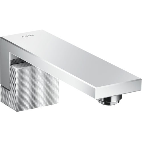 Bathtub mixer tap - EDGE  - AXOR - countertop / chromed metal / bathroom