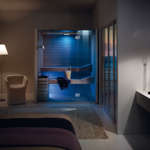 Finnish sauna - SKY - EFFE - home / hemlock / glass