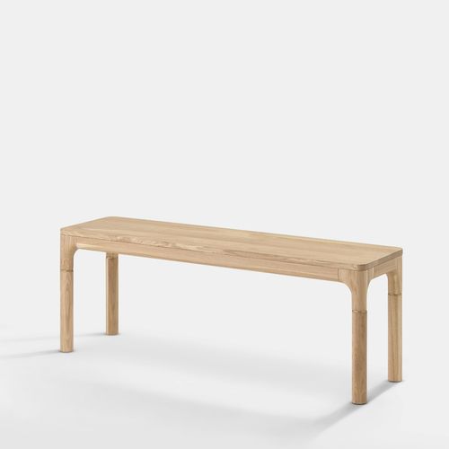 Contemporary bench - LITOOC - oak / without backrest / without armrests