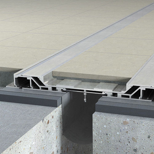 Aluminum expansion joint - SEISMATEC 400-A01/A02 - Vexcolt UK - for floor / for wall / seismic