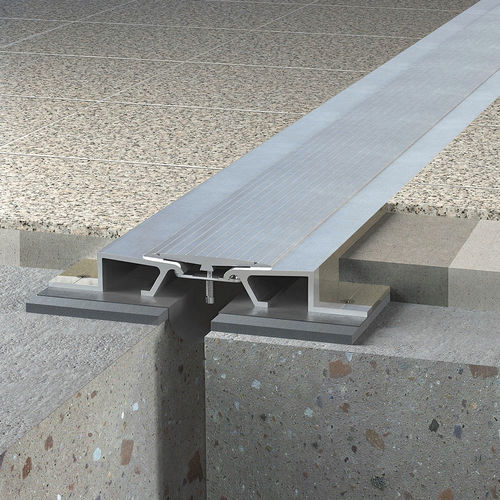 Aluminum expansion joint - MEGATEC 350-A01/A02 - Vexcolt UK - for flooring / floor / for flooring screed