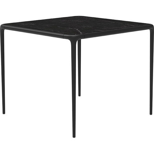 Contemporary table - Xaloc - MOWEE - tempered glass / HPL / Dekton®