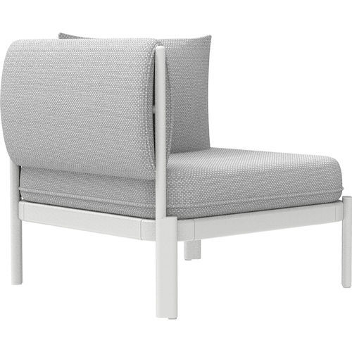 Corner sofa - Nexo - MOWEE - contemporary / outdoor / gray