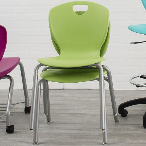 Contemporary chair - 5100 SERIES  - SCHOLAR CRAFT - indoor / polypropylene / metal base