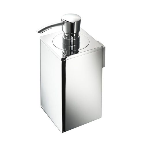 Hotel soap dispenser - 913516-02 - Geesa - wall-mounted / chromed metal / manual