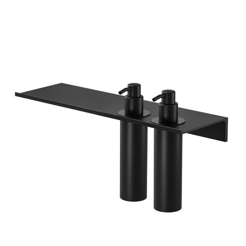 Wall-mounted shelf - 918217-06-400 - Geesa - industrial design / aluminum / bathroom