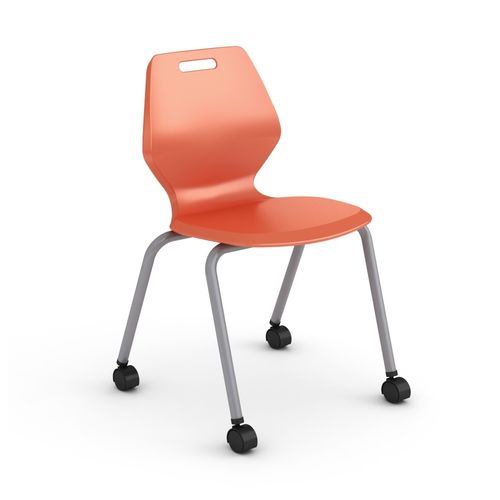 Contemporary chair - A&D READY - PARAGON FURNITURE INC - indoor / polypropylene / steel base