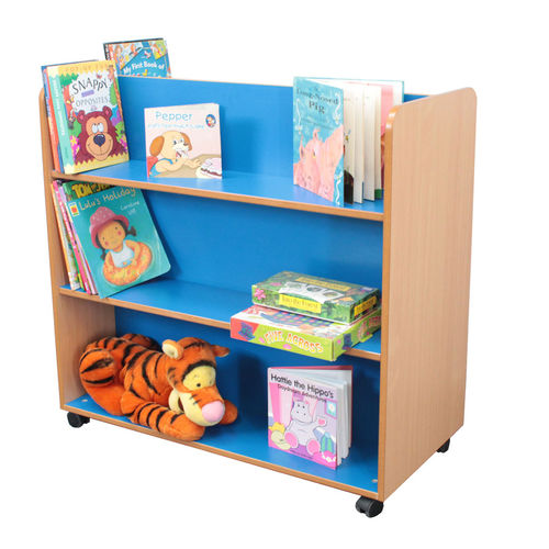 Mobile bookcase - ambic educational - contemporary / for school / for library