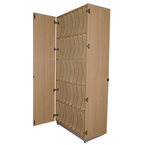 Tall filing cabinet LEVER ARCH ambic educational MDF with hinged door contemporary