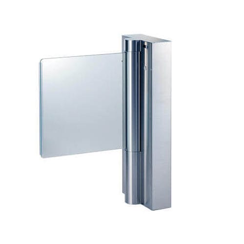 Access control speed gate - SAR - Kumahira - glass / security / stainless steel