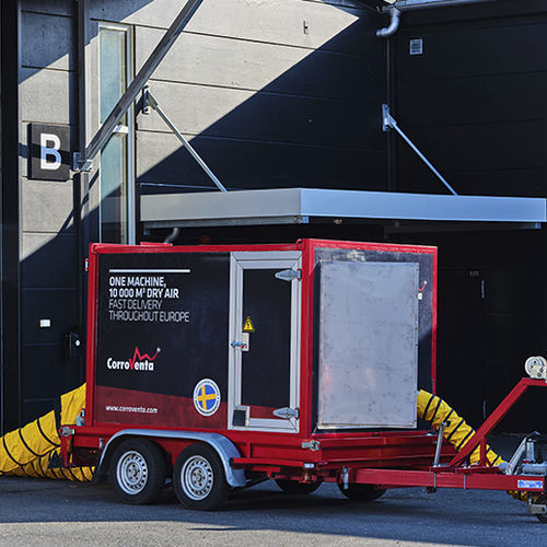 Mobile dehumidifier - CTR 10000 - CORROVENTA DESHUMIDIFICATION - commercial / industrial / adsorption