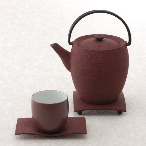 Cast iron teapot - HS-21S - Chushin Kobo Co., Ltd. - for domestic use