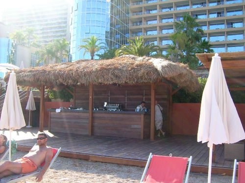 Commercial kiosk - MERIDIEN - Beach Concept - outdoor / wooden / modular