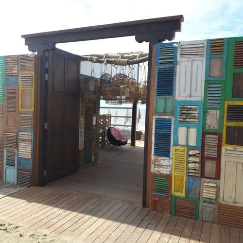 Furniture decorative panel - PERSIENNES RECYCLEE - Beach Concept - construction / wall-mounted / for furniture