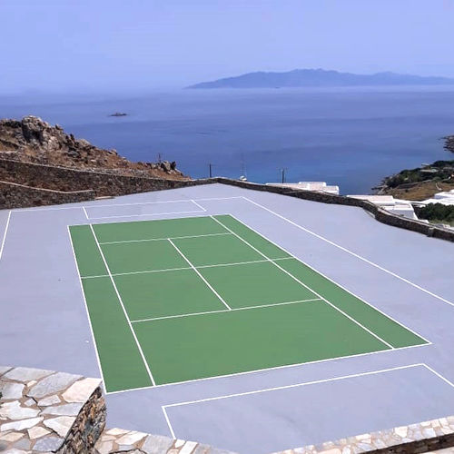 Acrylic flooring - SUPER ELASTOCOAT FINE 842 - KDF - Sports Flooring Production - for sports facility / other formats / smooth