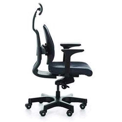 Contemporary executive chair - D2 - OFISTIM - leather / with headrest / adjustable-height