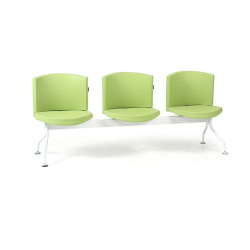 Fabric beam chair - FAVORI  - OFISTIM - 3-seater / 2-person / indoor