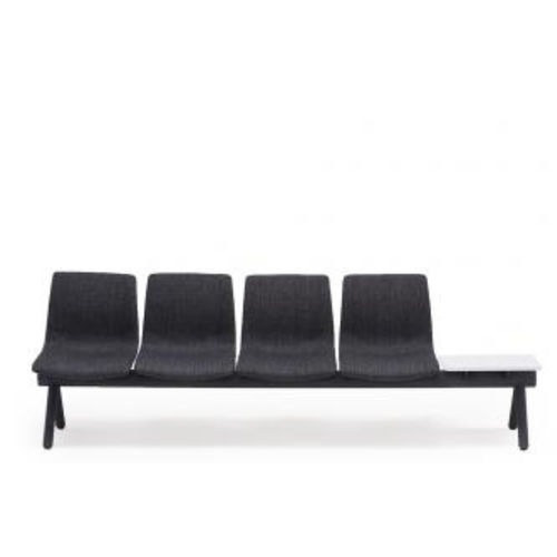 Fabric beam chair - DIAS - OFISTIM - 4-seater / indoor / contemporary